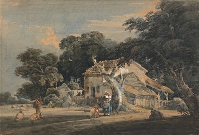 Ein Bauernhof in Devonshire von Thomas Girtin